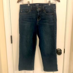 Chaps mid rise capri jeans